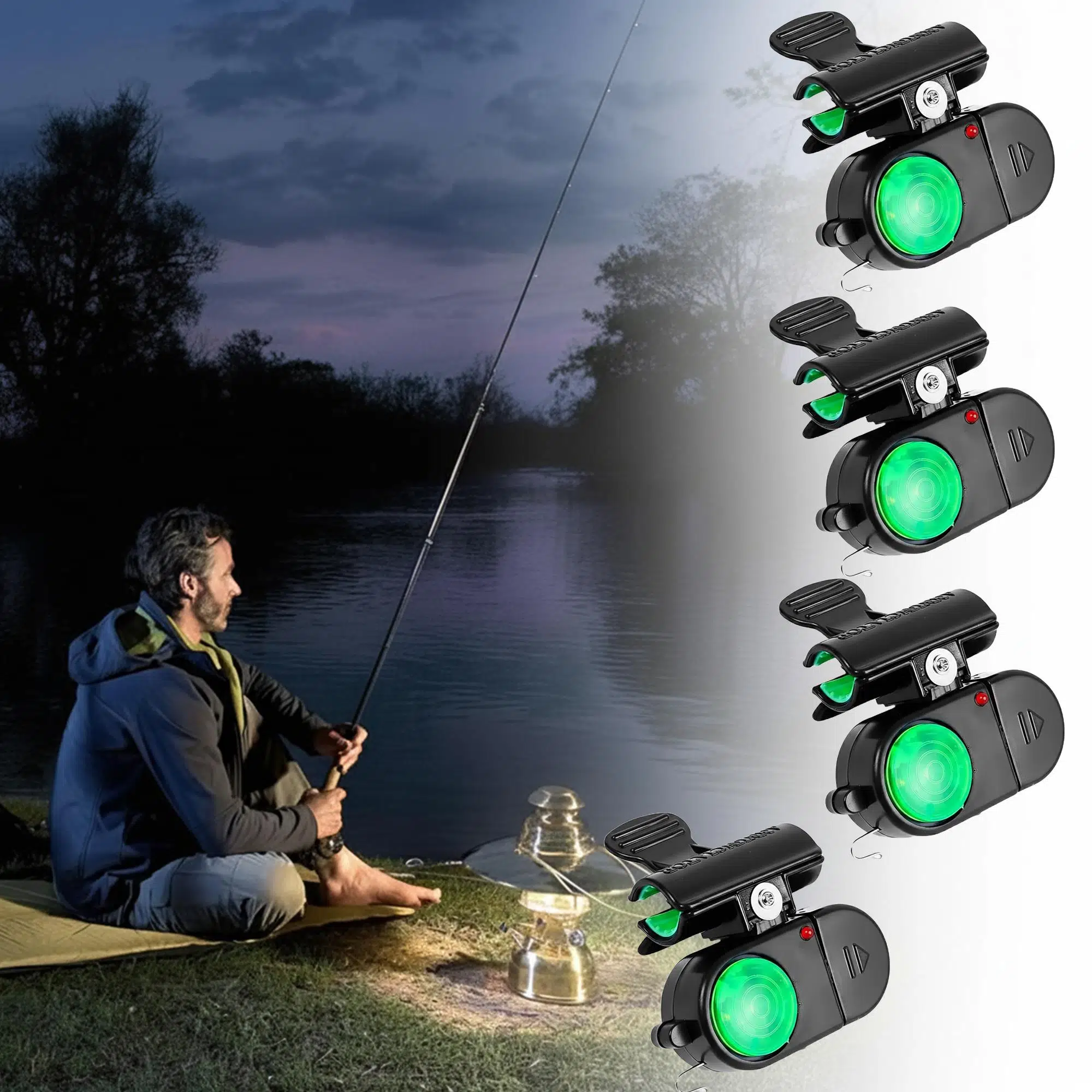 Effe Olta Kamış Alarmı 4lü Set Sesli Işıklı HG2519-4A