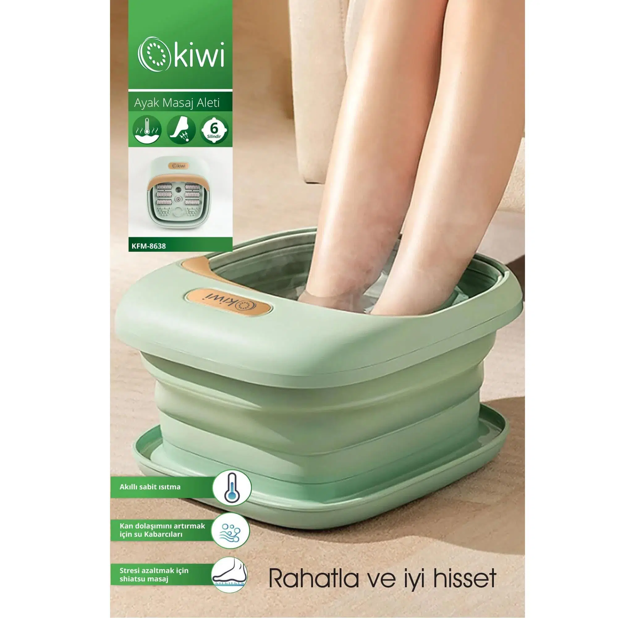 Kiwi KFM-8638 Ayak Masaj Aleti