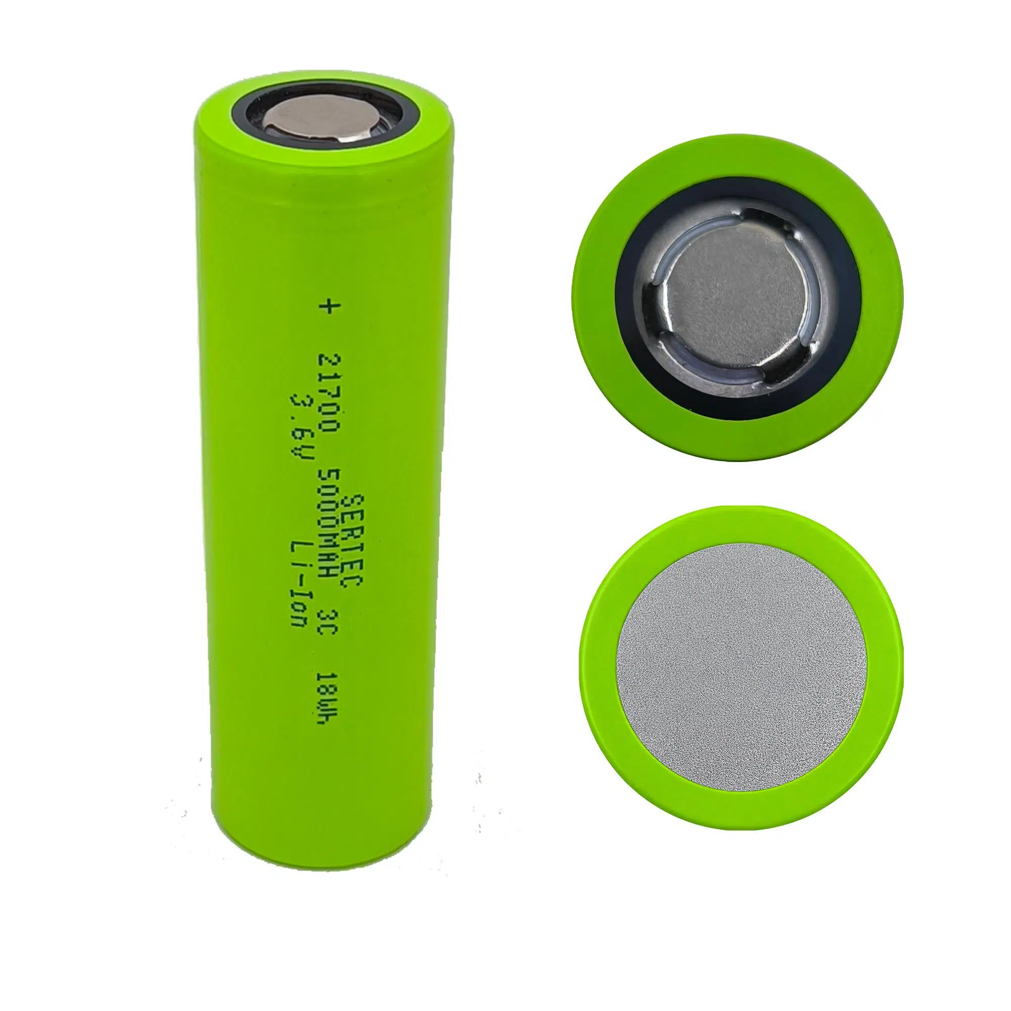 Sertec 21700 Şarjlı Pil 5000mAh 3.6V Li-ion 15A El Feneri Powerbank Pili Başlıksız Düz 4lü Sertec 21700 Şarjlı Pil 5000mAh 3.6V Li-ion 15A El Feneri Powerbank Pili Başlıksız Düz 4lü