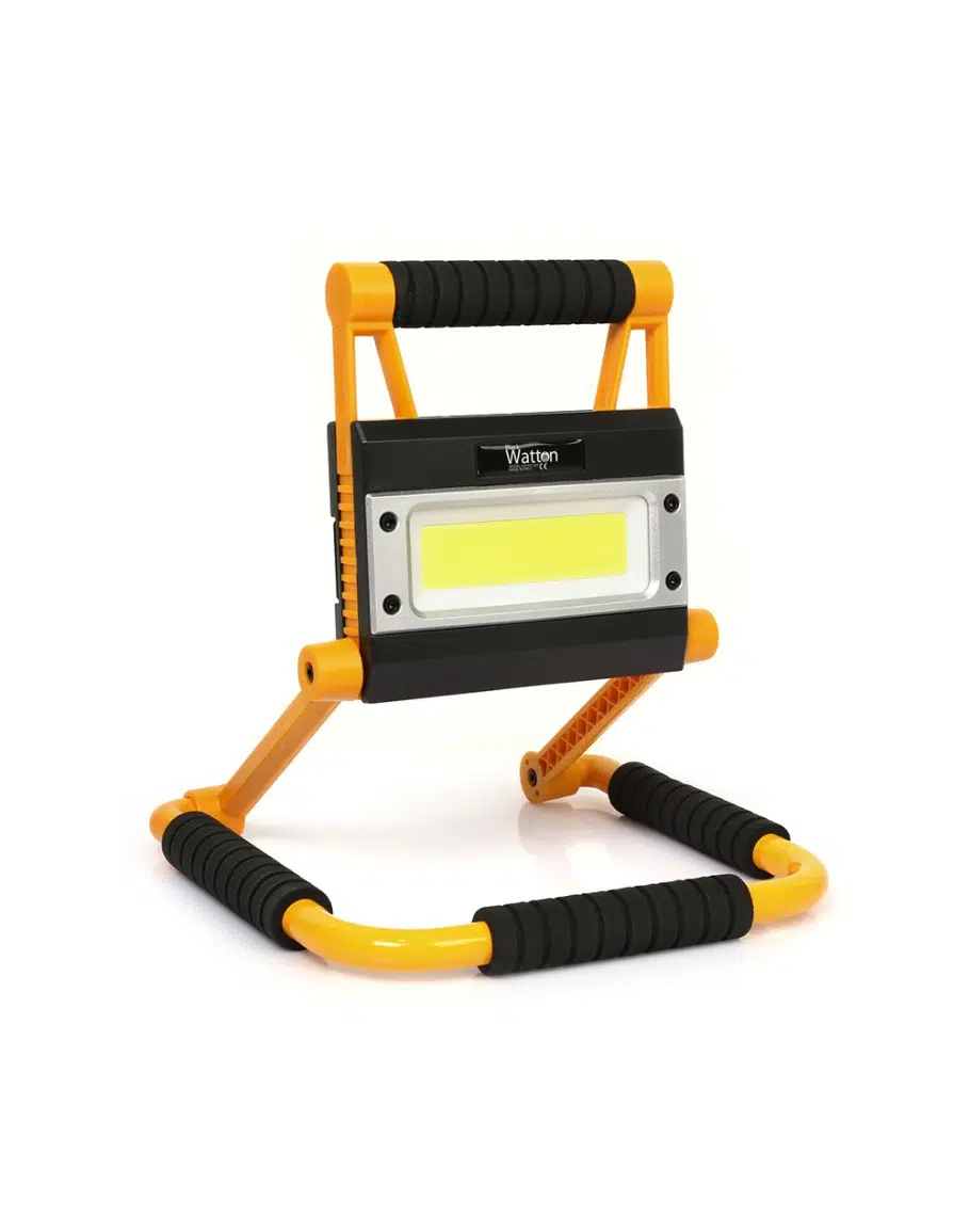 Watton WT-328 20W Şarjlı Outdoor Cob Led Fener 1300 Lümen Ayaklı Projektör